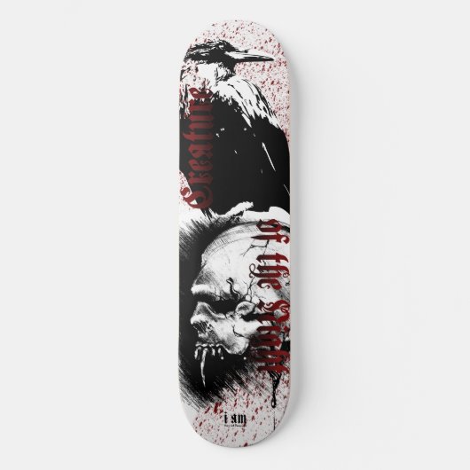 Bone Decks™ Creature of the Night Persoonlijk Skateboard (Voorkant)