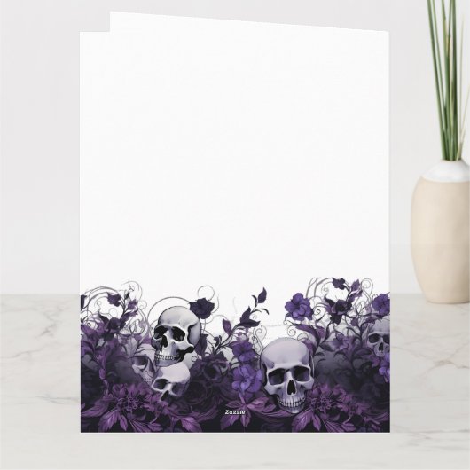 Bone Deep Appreciation Halloween Bedankkaart (Achterkant)