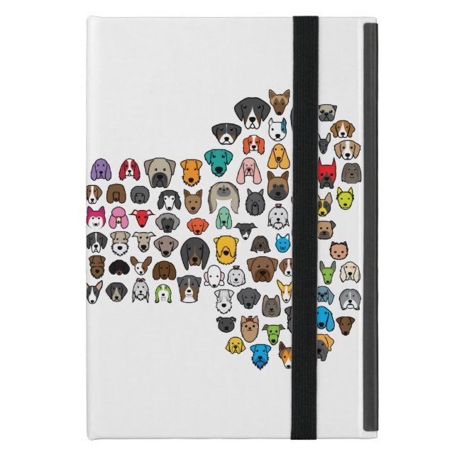BONE Dog Cartoon iPad Mini Hoesje (Voorkant Dicht)