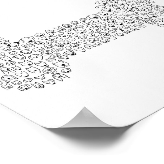 BONE Dog Cartoon Poster (Hoek)