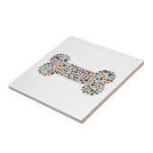 BONE Dog Cartoon Tegeltje (Zijkant)