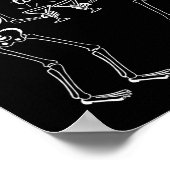 Bone Dry Tini Skelet Drink Martini Tail Hallo Poster (Hoek)