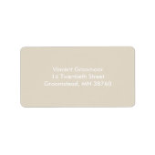 Bone Etiket (Voorkant)