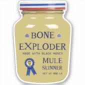 Bone Exploder-Sticker Sticker (Voorkant)