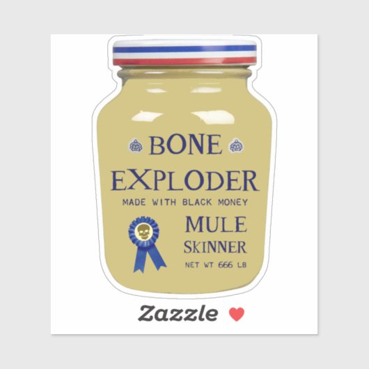 Bone Exploder-Sticker Sticker (Vel)