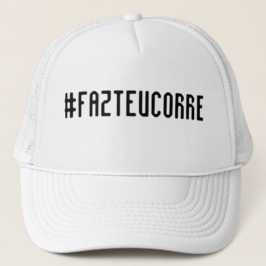 Boné Faz Teu Corre Trucker Pet (Voorkant)