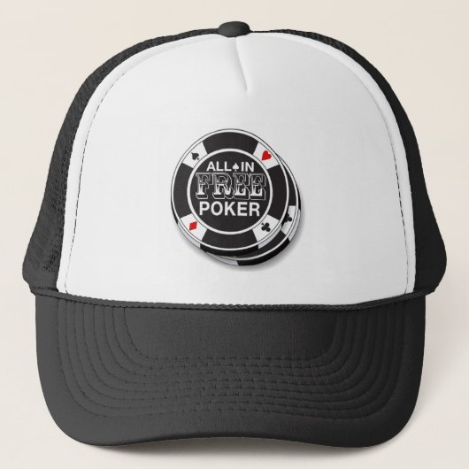 Boné Free Poker Trucker Pet (Voorkant)