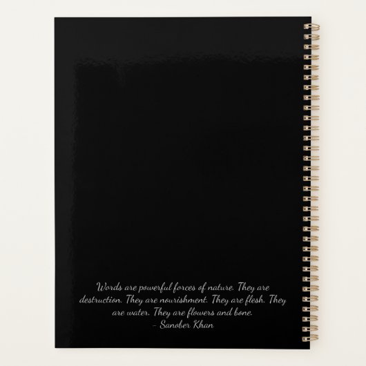 Bone Garden - Botanisch Planner (Achterkant)