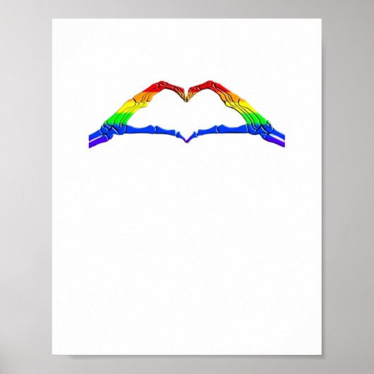 Bone Hands Heart Classic Poster (Voorkant)