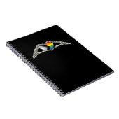 Bone Hands Heart Pride Progress Notitieboek (Rechterzijde)