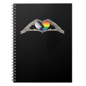 Bone Hands Heart Pride Progress Notitieboek (Voorkant)