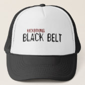 Boné Kickboxing Black Belt 003 Trucker Pet (Voorkant)