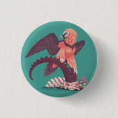 Bone King Ronde Button 3,2 Cm (Voorkant)