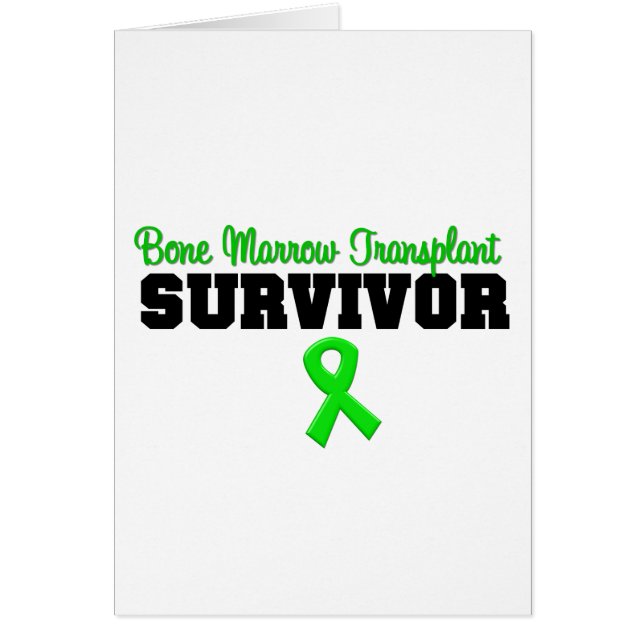 Bone Marrow Transplant Survivor Green Ribbon (Voorkant)
