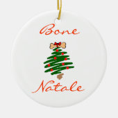 Bone Natale Keramisch Ornament (Voorkant)
