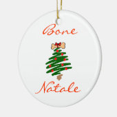 Bone Natale Keramisch Ornament (Links)