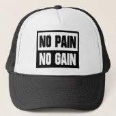 Boné No Pain No Gain Trucker Pet (Voorkant)