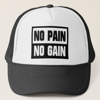 Boné No Pain No Gain Trucker Pet