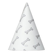 Bone Pattern Dog Party of Halloween Pet Feesthoedjes (Links)