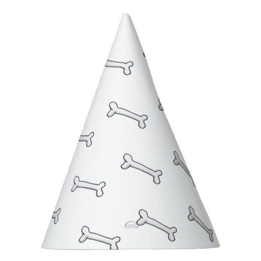 Bone Pattern Dog Party of Halloween Pet Feesthoedjes (Rechts)