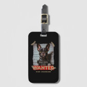 Bone Smuggling Bad Dog: The Boston Terrier's Mugsh Bagagelabel (Voorkant (verticaal))