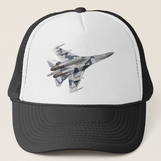 Boné Sukhoi Su-35 Super Flanker Trucker Pet (Voorkant)
