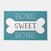 Bone Sweet Bone Dog Welkom Mat - kies uw kleur (Voorkant)