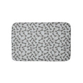 Bone Textern Pattern Greyscale Badmat (Voorkant)