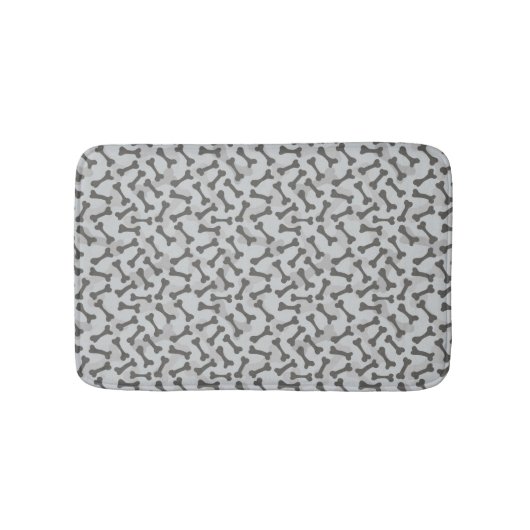 Bone Textern Pattern Greyscale Badmat (Voorkant)