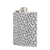 Bone Textern Pattern Greyscale Heupfles (Links)