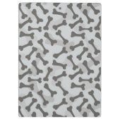 Bone Textern Pattern Greyscale Klembord (Achterkant)