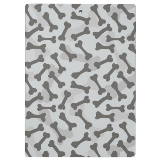 Bone Textern Pattern Greyscale Klembord (Achterkant)