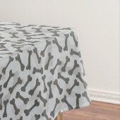 Bone Textern Pattern Greyscale Tafelkleed (Voorbeeld)