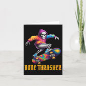 Bone Thrasher Skeleton Halloween kostuum Kaart (Voorkant)