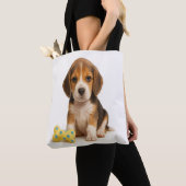 Bone To Be Wild beroemd gemaakt door Beagle Pup &  Tote Bag (Dichtbij)