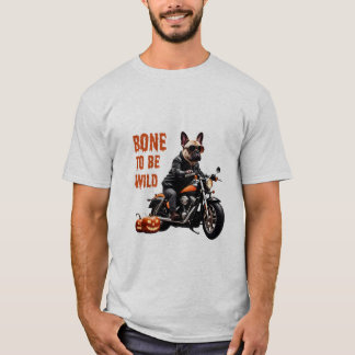 Bone to Be Wild – Biker Pug op Motor | Grappig T-shirt