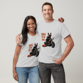 Bone to Be Wild – Biker Pug op Motor | Grappig  T-shirt (Unisex)