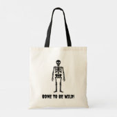 Bone to be wild Canvas tas (Achterkant)