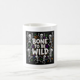 Bone To Be Wild Dancing Skeletons Coffee Mok