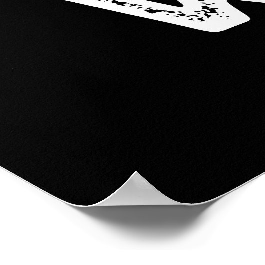 Bone to be Wild Funny Anatomy Pun Dark BG Poster (Hoek)