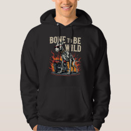 Bone To Be Wild Halloween Hondenliefhebber Hoodie