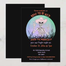 Bone To Be Wild Halloween Kaart