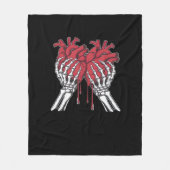 Bone to be your Valentijn - Valentijnsdag Funny S Fleece Deken (Voorkant)