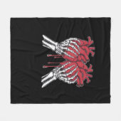 Bone to be your Valentijn - Valentijnsdag Funny S Fleece Deken (Voorkant (Horizontaal))