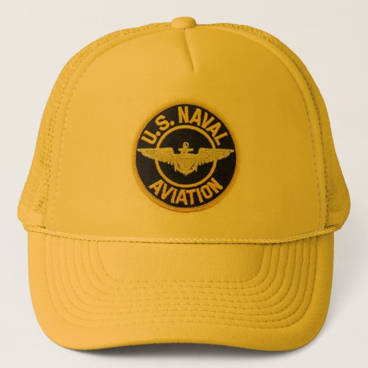 Boné Trucker Importado - US Naval Aviation Trucker Pet (Voorkant)