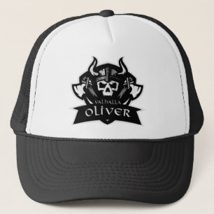 Boné Valhalla Oliver   Escudo Black Trucker Pet
