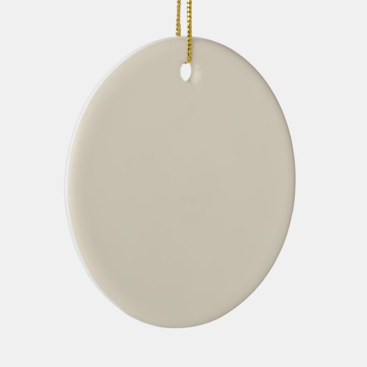 Bone White Circle Keramisch Ornament (Rechts)