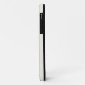 Bone White effen kleur | Minimalistische naam Case-Mate iPhone Case (Achterkant/links)