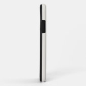 Bone White effen kleur | Minimalistische naam Case-Mate iPhone Case (Achterkant/rechts)