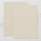 Bone White Kaart (Voorkant / Achterkant)